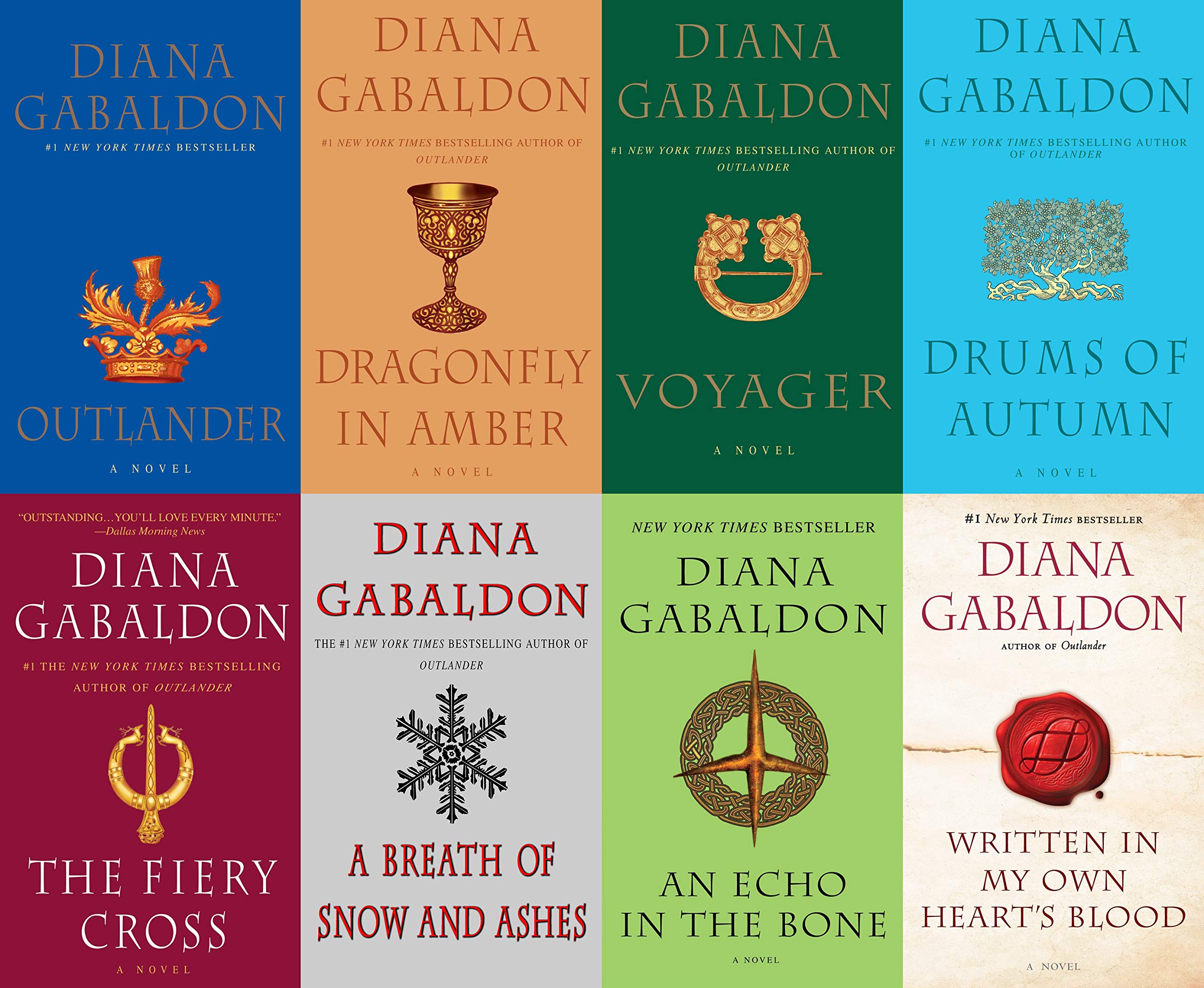 My favorite solo travel books : Diana Gabaldon Outlander Series