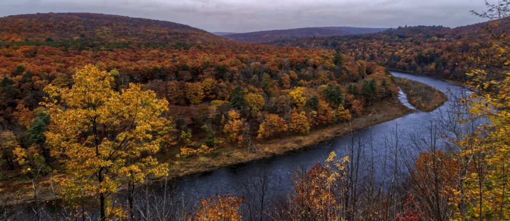 Catskills NY Fall foliage Mountains